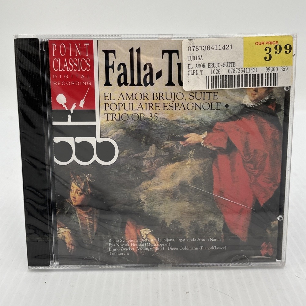 NEW Falla: El Amor Brujo Suite Populaire Espagnole; Turina: Trio, Op. 35 NEW